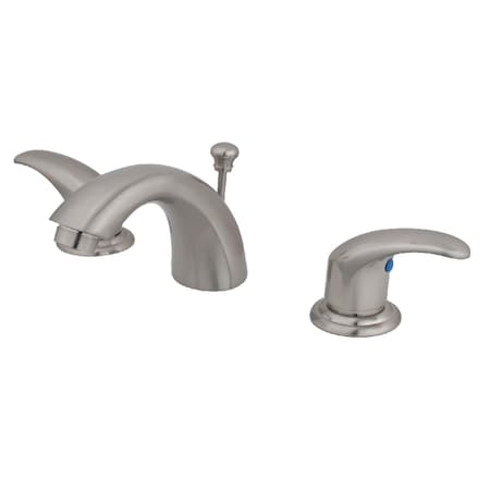 Kingston Brass KB958LL Mini-Widespread Bathroom Faucet, Brushed Nickel KB958LL